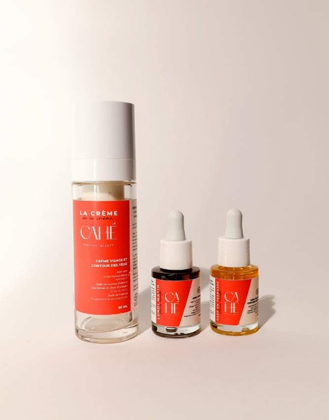 routine visage avec des produits efficaces, naturels et bio. La crème avec ses deux huiles visage pour peau sèche à imperfections